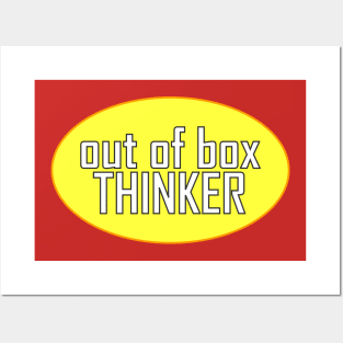 OUT OF BOX THINKER Posters and Art